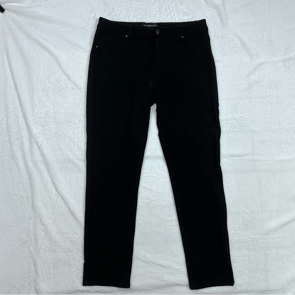 Philomena Petti Black Ankle-Length Cropped Pants Women’s Large